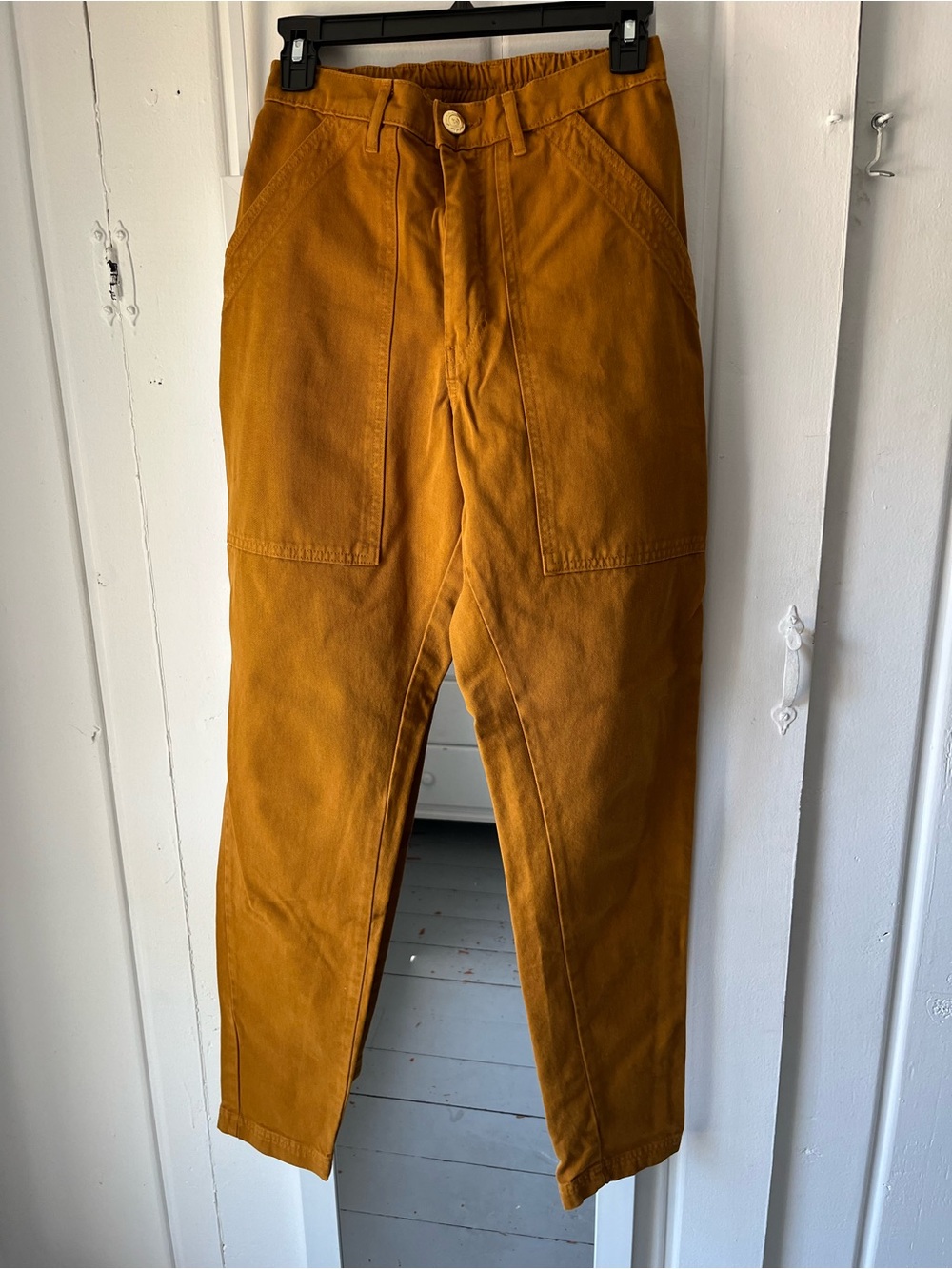 Big Bud Press spicy mustard yellow pencil pants - size XS